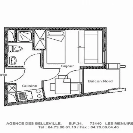 Apartment Soldanelles A 2 Apartment Les Menuires
